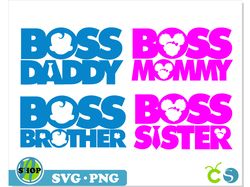 Afro Boss Baby Boss SVG PNG, Baby Family African Style svg png Boss Baby Family logo t shirt svg, Boss Baby Cricut