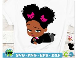 African American Boss Baby Girl svg, Boss Baby Girl svg, afro boss baby girl svg, afro boss baby girl png afro boss baby