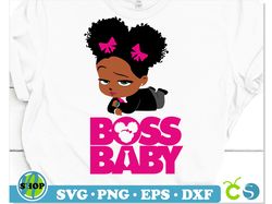 african american boss baby girl logo svg, boss baby girl svg, afro boss baby girl svg, afro boss baby girl png