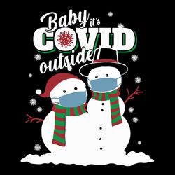 Ugly Chritmas Baby It's Covid Outside Christmas Svg, Christmas Svg Files