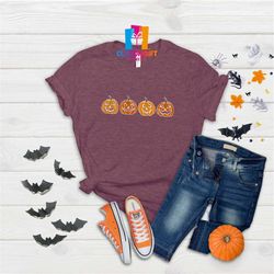 Spooky Pumpkins T-shirt, Halloween Shirt, Pumpkin T-shirt, Spooky Season Shirt, Fall T-shirt, Halloween Gift Shirt, Hall