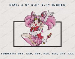 Sailor Moon Anime Embroidery Designs, Anime Embroidery Files, Machine Embroidery Files, Embroidery Pattern