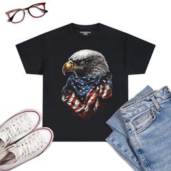 4th Of July Bald Eagle American US Flag Country 4th Of July T-Shirt