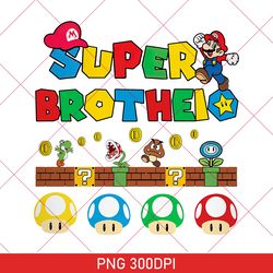Super Mom Customized PNG, Super Family PNG Custom birthday PNG, Super Mario Family PNG, Super Mommio Birthday PNG