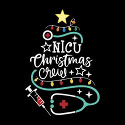NICU Christmas Crew Neonatal Nurse NICU Tech Crewneck Christmas, Christmas Svg, Christmas Svg Files