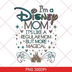 Vintage Disney I'm A Mom, It's Like A Regular Grandma But More Magical PNG, Mothers Day Shirt, Disney Mom, Disney Family