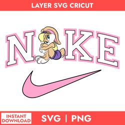 Lola Bunny Nike Svg, Nike Logo Svg, Lola Bunny Svg, Png Digital File