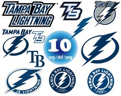 Tampa Bay lightning svg, NHL team svg, Tampa Bay lightning png, sport