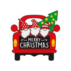 Christmas Gnomes Truck buffalo plaid Png SVG Eps,Christmas sublimation design,Holiday Christmas buffalo plaid PNG svg