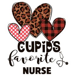 Cupids Favorite Nurse Valentines Day Nursing Medical Funny Svg, Valentine Svg, silhouette svg fies