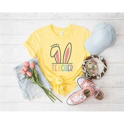 Easter Teacher Shirts, Hoppy Teacher Shirt, Easter Shirt for Teachers, Easter Teacher Gifts, Teacher Appreciation, Teach