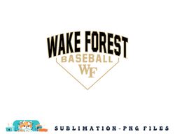 Wake Forest Demon Deacons Baseball Bullpen Black png, digital download copy