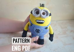 Crochet Pattern Minions PDF / Amigurumi Figure / Handmade Toys / Crochet Toy / Cartoon Characters / Otto