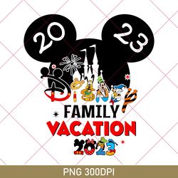2023 Disney Trip PNG, Adults Kids Disneyland Disneyworld Trip PNG, Minnie Mickey Matching Family Disney Trip PNG 300DPI