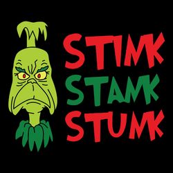 Stink Stank Stunk Png, Grinch Christmas Png, Grinch Png, Christmas svg, Digital download