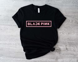 Blackpink Shirt, Korean Music Lover Gift, Black Pink Fa
