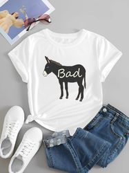 Funny Bad Ass Donkey T Shirt for Men and Women, Bad Don