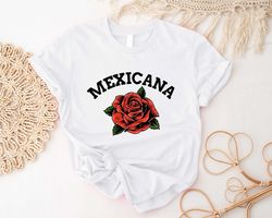 Mexicana Shirt, Mexican Women Gift, Mexico Shirts, Lati