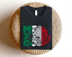 Mexico Coat of Arms Shirt, Mexico Flag Sweatshirt, Lati
