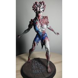 The Last of Us Clicker 3D printed hand painted custom figure 1/6, Clicker The Last of Us statue handpaint high detail