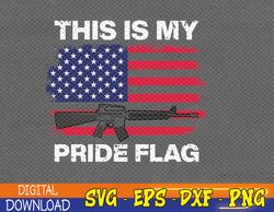 This Is My Pride Flag American 4th of July 2023 Men Svg, Eps, Png, Dxf, Digital Download