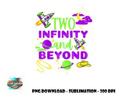 Kids 2 Year Old Two Infinity And Beyond 2nd Birthday Boys Girls png, digital download copy