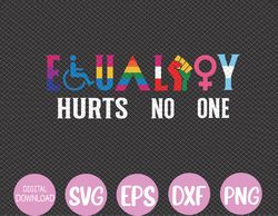 Lgbt Equality Hurts No One Pride Human Rights Svg, Eps, Png, Dxf, Digital Download