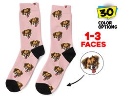 Custom Face Socks, Personalized Photo Socks, Picture Socks, Face on Socks, Customized Funny Photo Gift For Her, Him or B