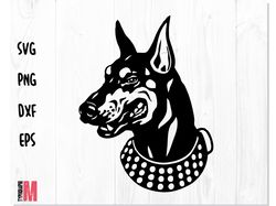 Stencil Dog Doberman Pinscher Head SVG | Doberman Pinscher svg, Doberman vector, Dog svg, Doberman svg, Dog Doberman png