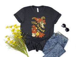 Vintage Illustration Mushroom Decor Art Shirt, Botanical Shirt, Plant Shirt, Mushroom Shirt, Hippie Shirt, Nature Lover