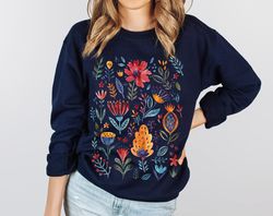 Wildflower Sweatshirt, Wild Flowers Tee, Floral Tshirt, Gift for Women, Ladies Shirts, Best Friend Gift