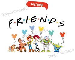 Toy Story Friends svg, Disney Friends svg, Toy Story Quotes svg, Friendship svg, Woody Birthday svg, Buzz Lightyear svg