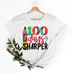 100 Days School Shirt,100 Days Brighter Shirt,Teacher Shirt,100th Day Of School,Back To School Shirt,Teacher Appreciatio