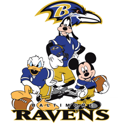 Baltimore Ravens Mickey Logo Svg Bundle, Ravens Logo Svg, NFL Svg