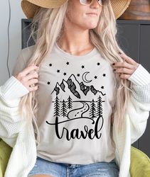 Road trip Adventure Travel shirts, forest moun