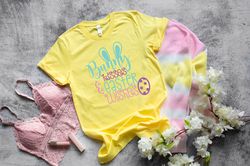 Bunny Kisses And Easter Wishes,Cute Easter Shirts for Women,Women's Easter Shirt ,Bunny Shirt,Family Easter Shirts,Easte
