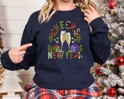 Cheers To The New Year Shirt,2023 Happy New Year Sweatshirt,Happy New Year Shirt, New Years Shirt, 2023 Christmas, Happy