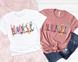 Coffee Scrubs and Rubber Gloves Nurse Life Shirt, Nurse Life, Nurse Tshirt, Nurse Hero, Funny Nurse Tshirt, Cute Nurse S