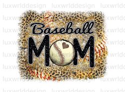 baseball mom leopard png  baseball clipart  baseba