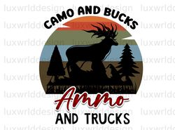 Camo And Bucks Ammo And Trucks PNG  Hunting Png  H
