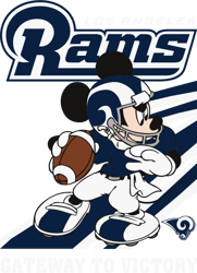 NFL Football Los Angeles Rams Cheerful Mickey Disney svg, Los Angeles Rams cricut files, Rams logo svg, Los Angeles Rams