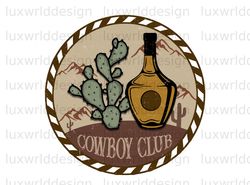 Cowboy Club PNG  Western png  Western Design  Subl