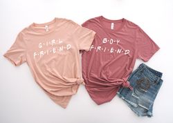 Friends Themed Boyfriend Girlfriend Shirts , Matching Couple Shirts , Friends TV Show , Boyfriend Gift , Couple Shirts ,