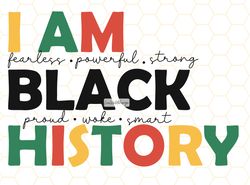 I Am Black History PNG  Black History Month png  B