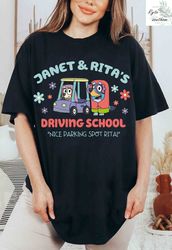 Bluey and Bingo - Janet & Ritas Driving School Nice Parking