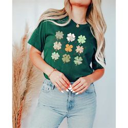 Shamrock St Patrick's Day t-shirt, Shamrock unisex graphic tee, women st paddy's day t-shirt, Lucky t-shirt for her, St
