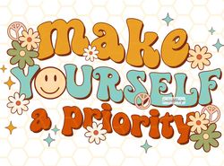 Make Yourself a Priority PNG  Mental Health png  S