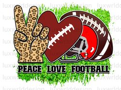 Peace Love Football PNG  Football Png  Football Ga