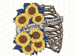 Sensitive Savage PNG  Skeleton png  Sunflower Png