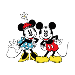 Mickey & Friends SVG file
